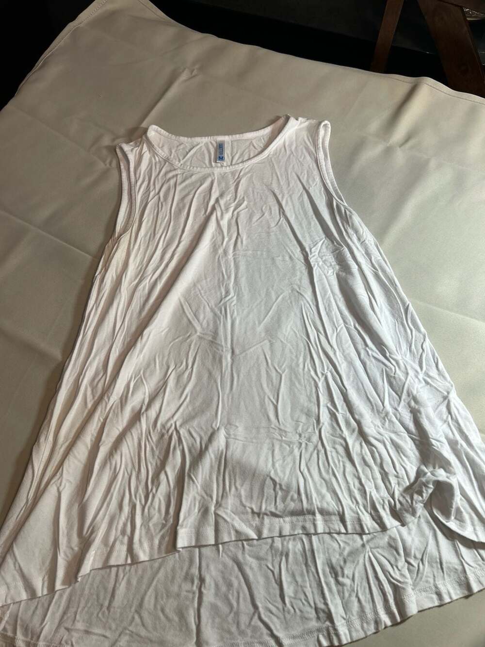 Lilbetter Women's Casual Sleeveless Loose Fit High Low Hem Tunic Tank Top